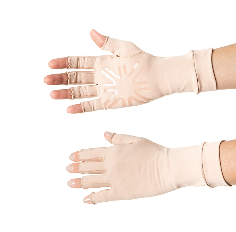 Unisex Mid Length Sun Gloves UPF 50+ (Long Fingers Gel Lamp Manicure
