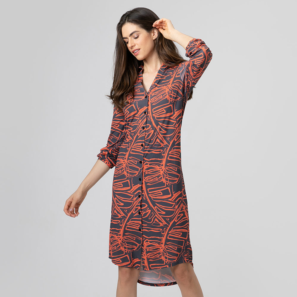 uv protection long sleeve shirt dress Ker Sun