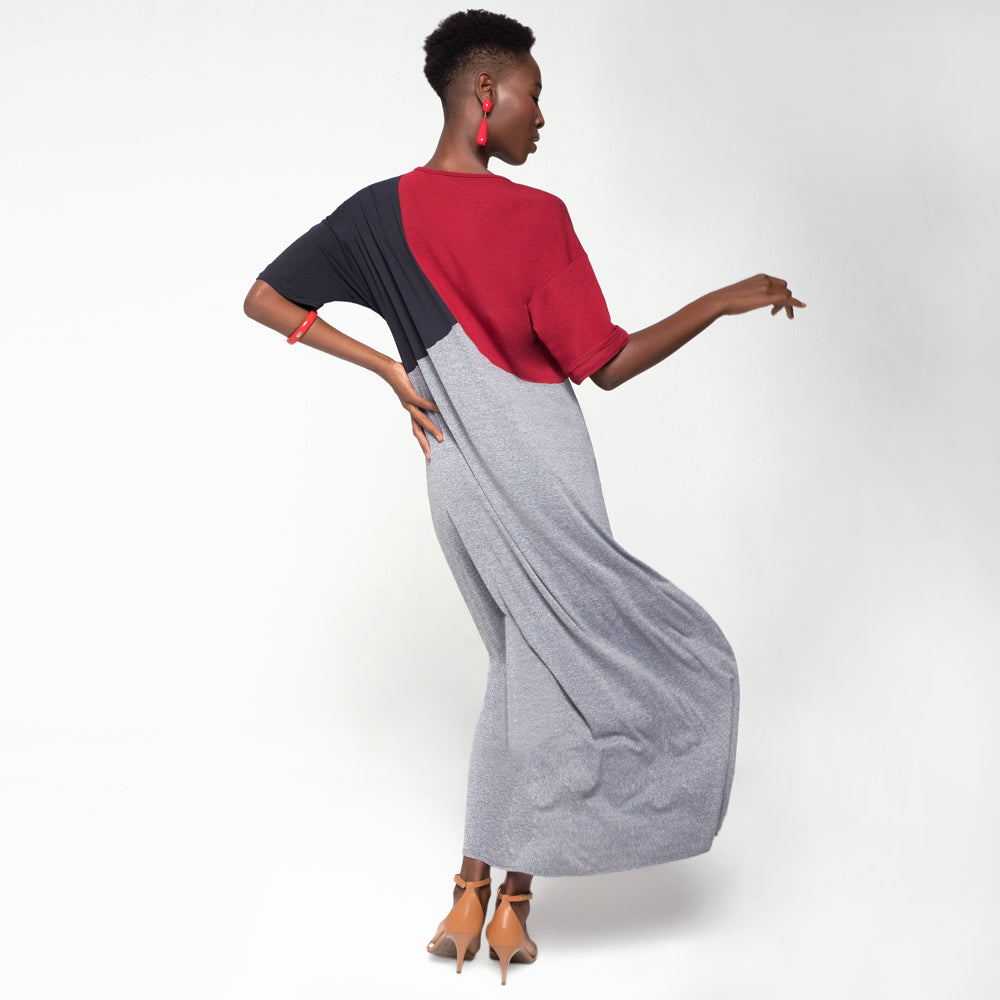 Women's Comfort Short Sleeve Beach Cover-Up Maxi Dress UPF 50+ – UV.LINE